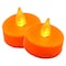 Shawshank Ledz Magic Seasons Orange No Scent Flameless LED Tea Lights 702199-12 - alternate 2